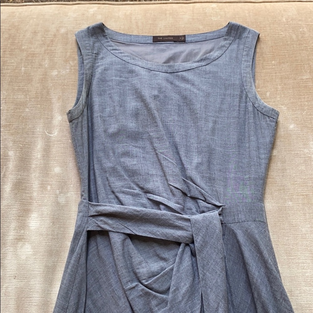The Limited Gray Sleevelss Dress
